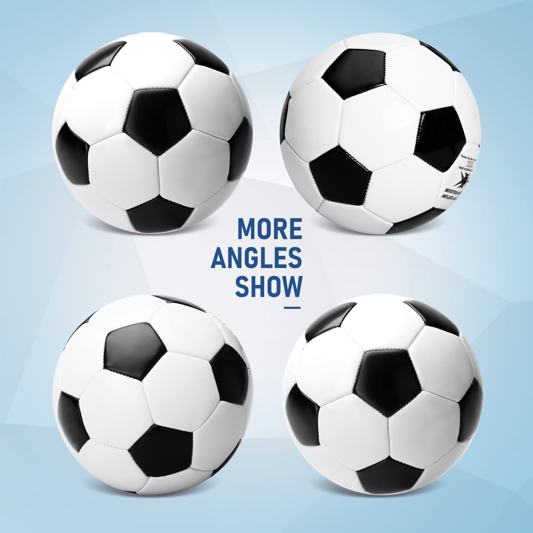 Size 3 Soccer Ball for Kids - Classic & Pink Youth Soccer Ball with Air Pump for Boys & Girls Ages 2-8, Perfect for Indoor & Outdoor Play, Birthday Gifts, Backyard Games & Team Sports Practice