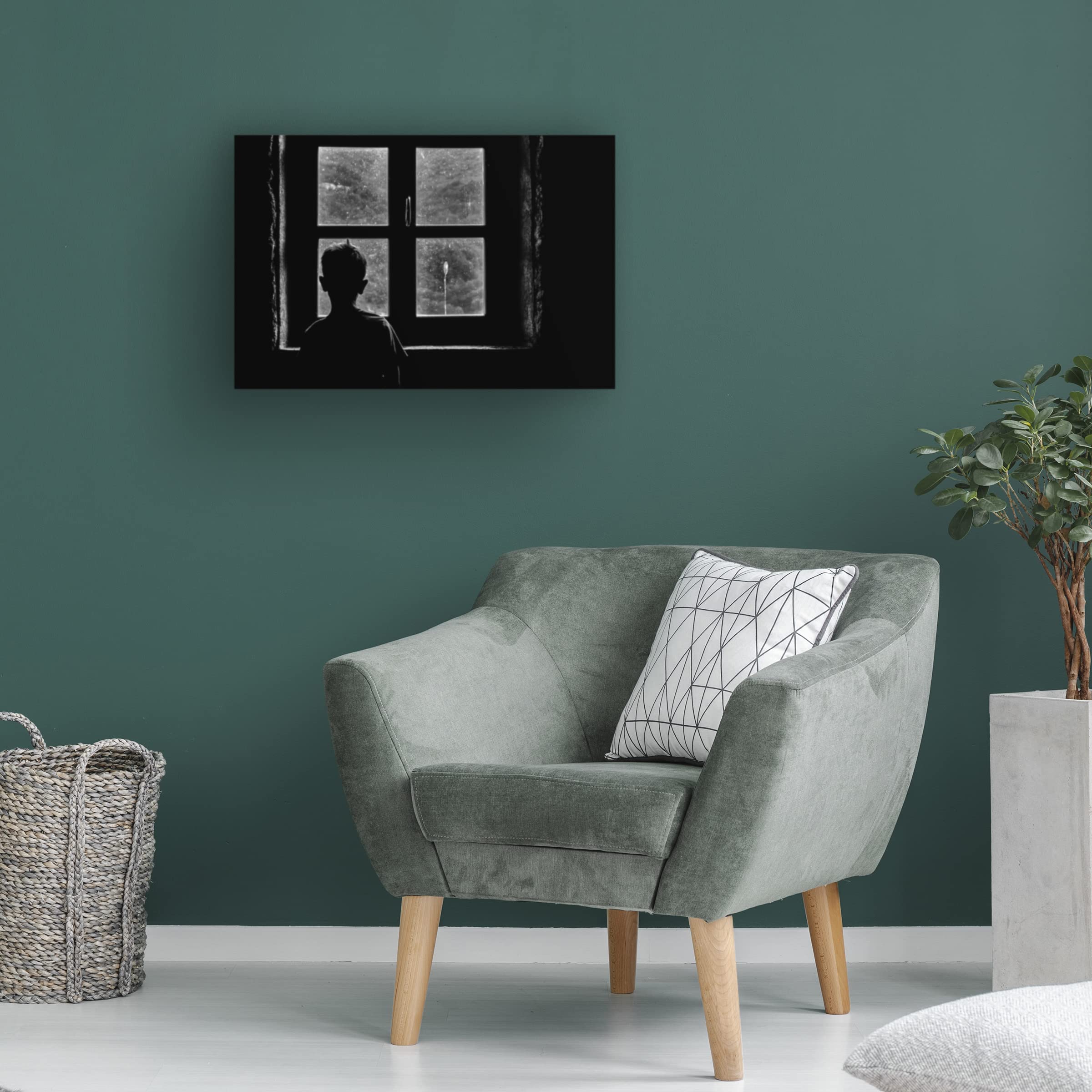 Claudio Montegriffo 'Tomorrow' Canvas Wall Art Print - Modern Abstract Painting for Living Room, Bedroom & Office Decor