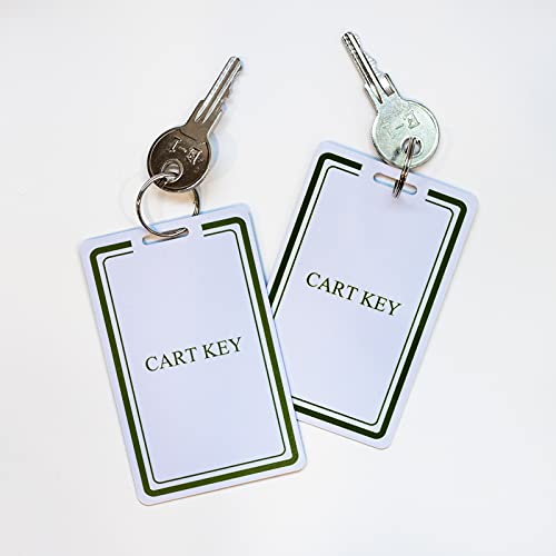 EZGO Golf Cart Keys (2 Pack) - Durable & Easy to Use for Golf Carts