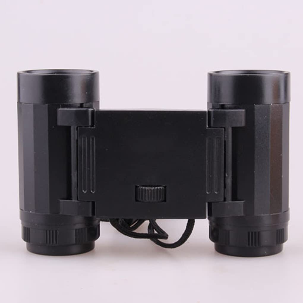 High Resolution Kids Binoculars - Portable Foldable Telescope for Outdoor Observation, Bird Watching & Camping - Black Children's Binoculars for Hiking, Travel & Nature Exploration