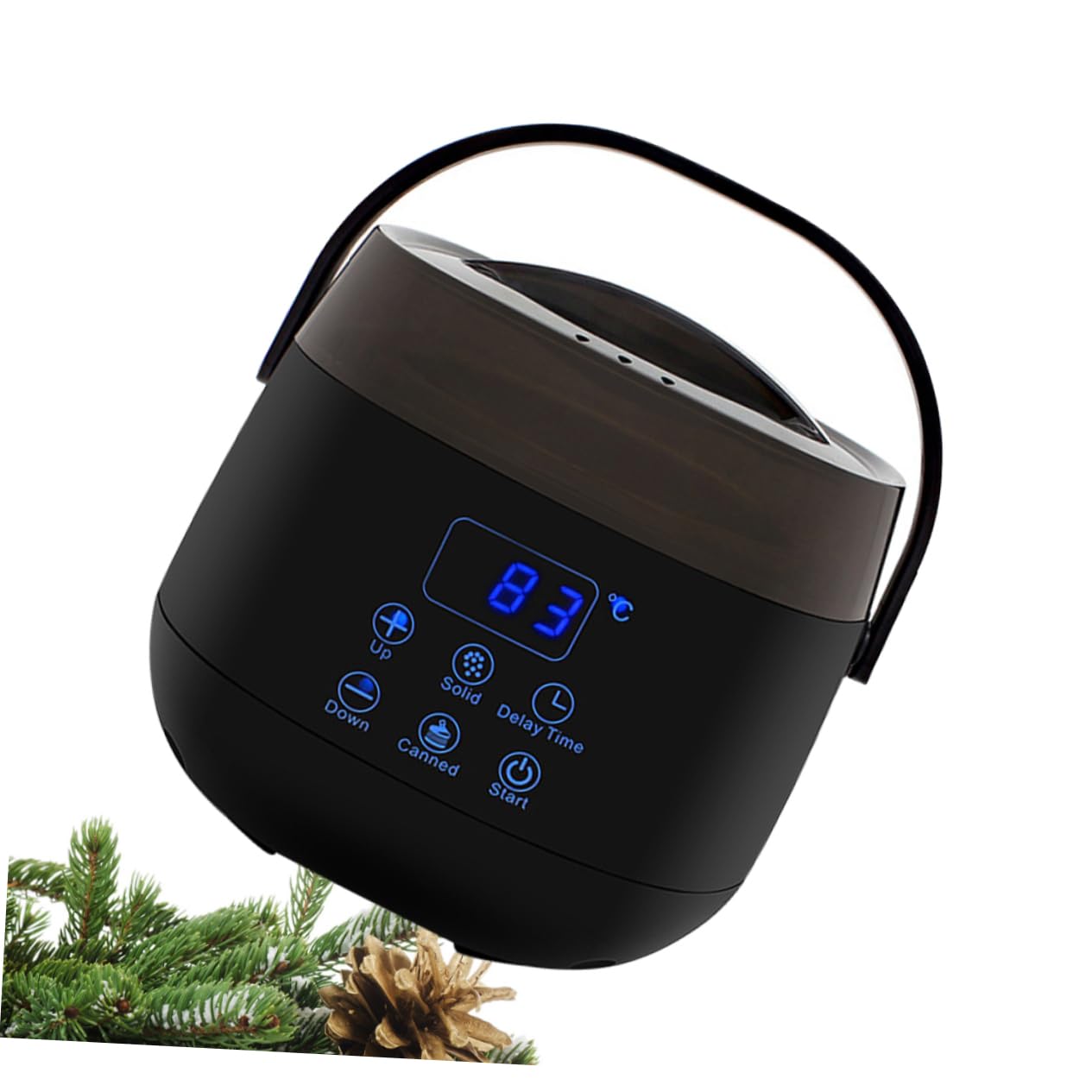 Professional Black Wax Warmer Machine for Hair Removal - Fast & Efficient Wax Heater for Salon & Home Use - Perfect for Bikini, Legs, Face & Body Waxing