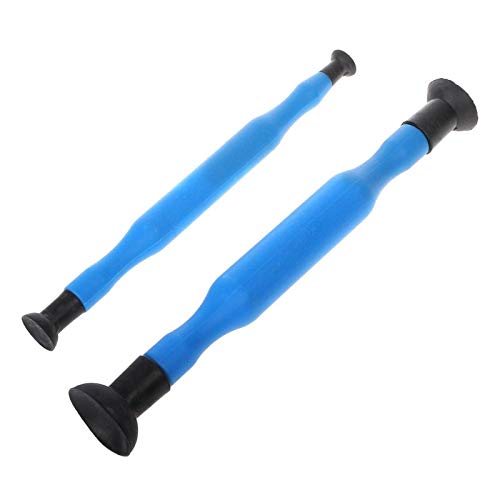 2Pcs Double Ended Valve Grinder Tool Kit - Hand Lapping Grinding Stick with Sucker Cups for Auto Repair & Engine Maintenance - Perfect for Valve Seat Lapping, Automotive DIY Projects & Professional Mechanic Use