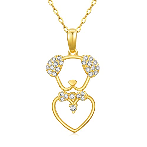 14K-Yellow-Puppy Dog