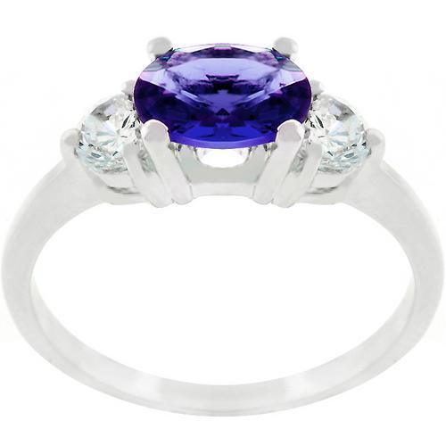 Elegant Oval Cubic Zirconia Maestro Ring for Women - Perfect for Weddings, Anniversaries & Special Occasions