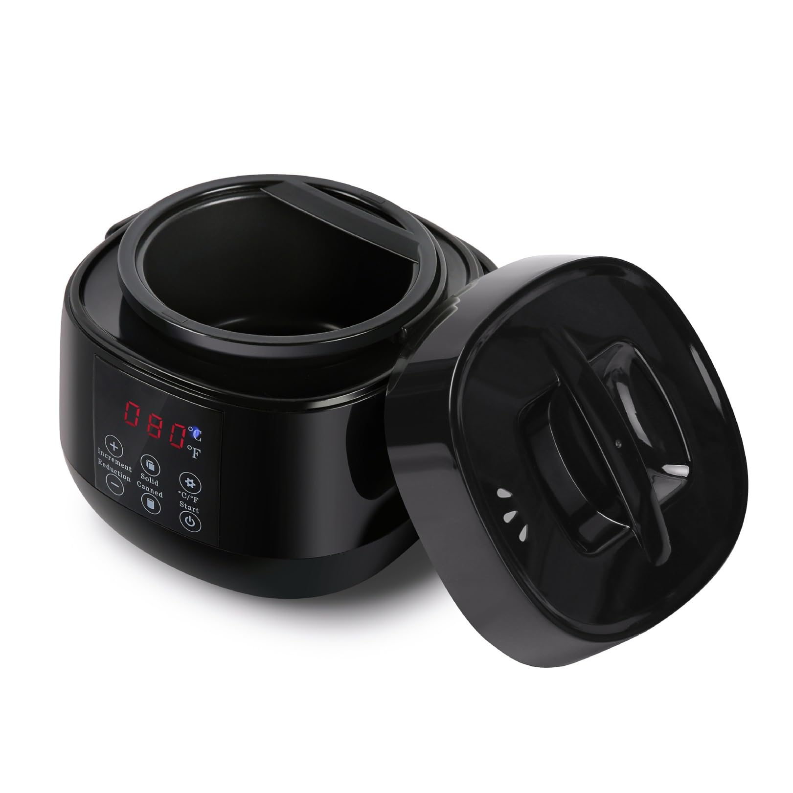 500ml Professional Electric Wax Heater for Hair Removal - 100W Wax Warmer Machine (Black) - Perfect for Salon, Spa & At-Home Waxing Treatments