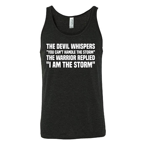 Unisex 'I Am The Storm' Motivational Warrior T-Shirt - Bold Inspirational Quote Tee for Gym, Workout & Everyday Confidence