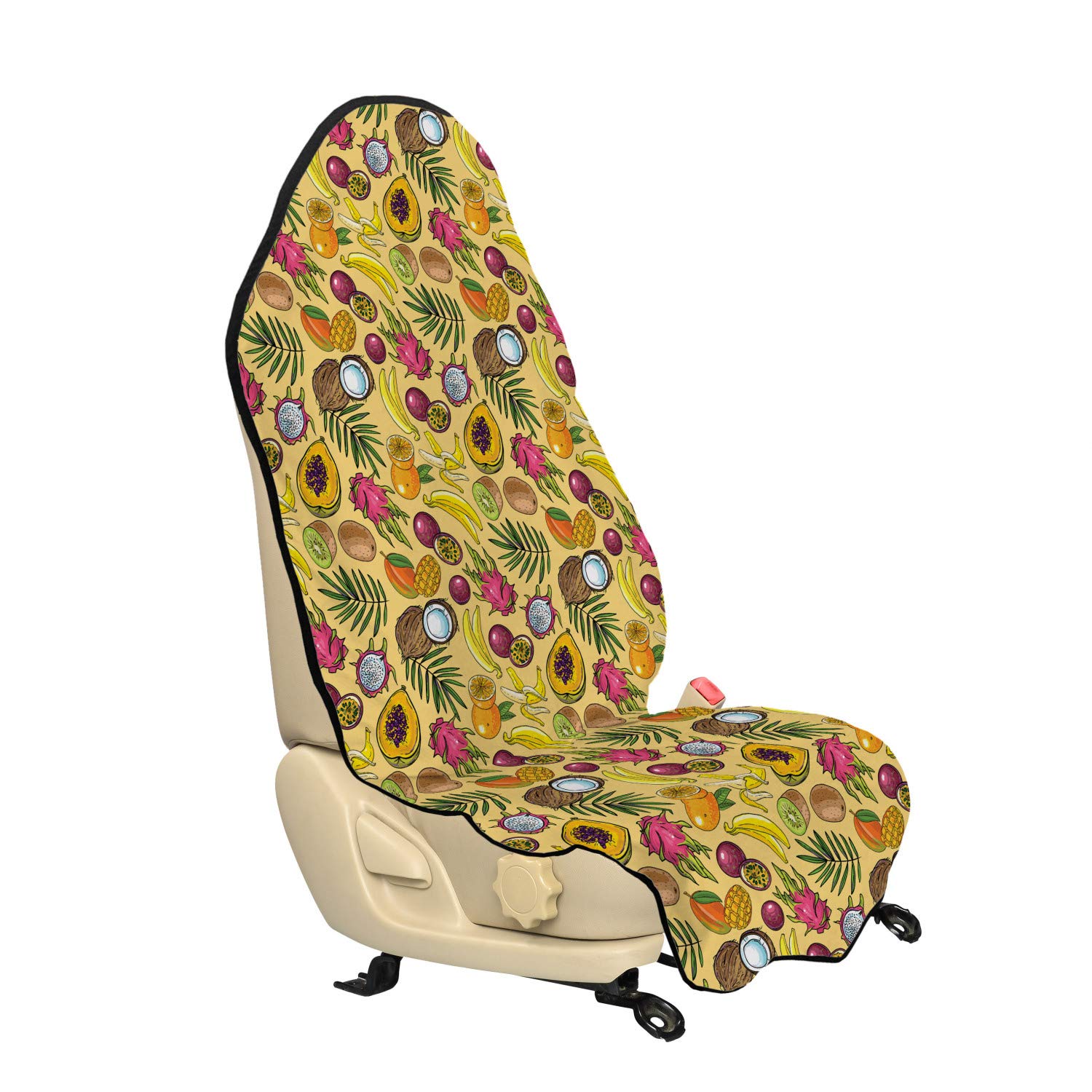 Ambesonne Tropical Fruit Car Seat Cover - Non-Slip Universal Fit (30
