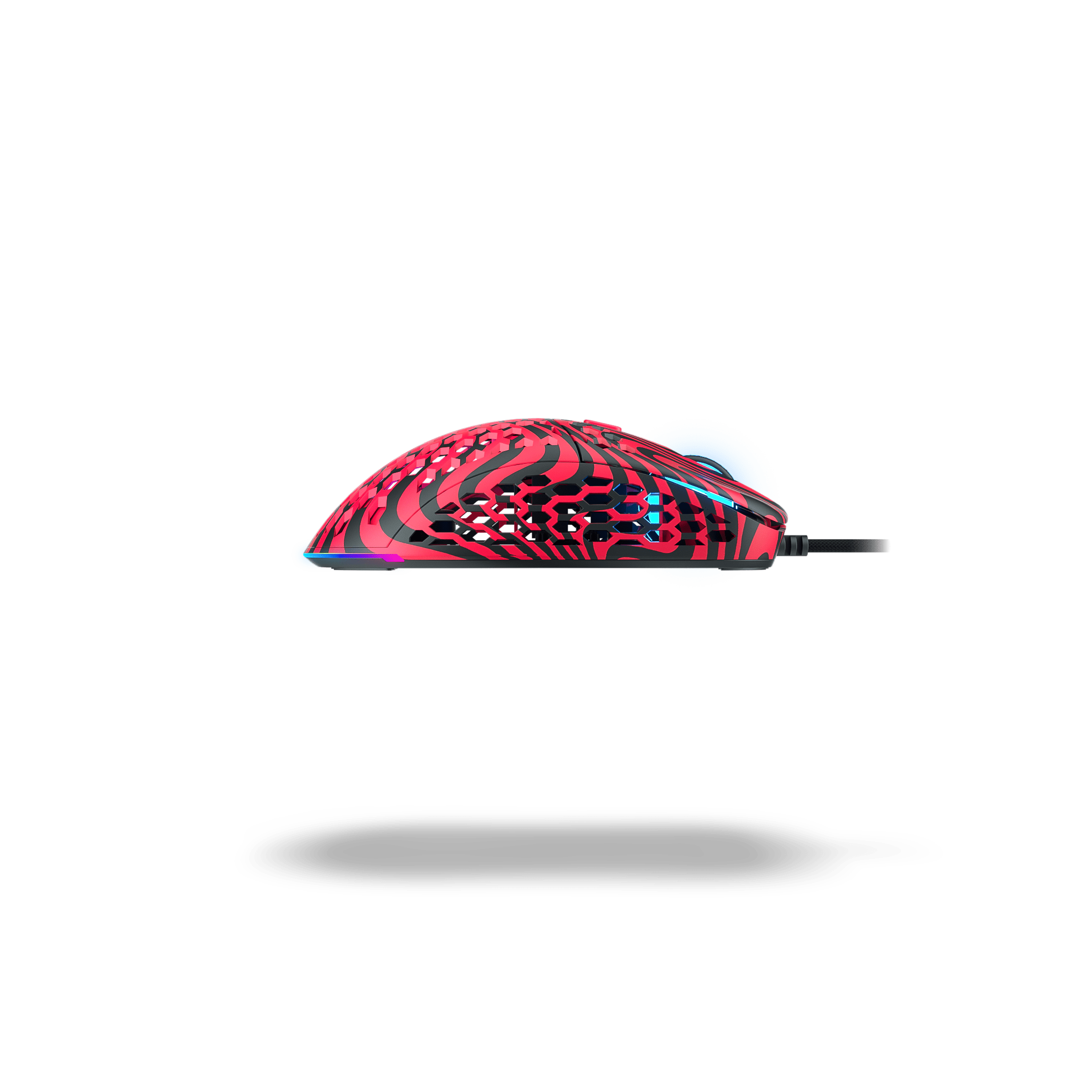 Pewdiepie X Ghost M1 UltraLight Wireless Gaming Mouse - Ergonomic RGB Wired/Wireless Computer Mouse for PC, Mac, Laptop - Perfect for FPS, MOBA, Esports & Streaming Gaming Sessions