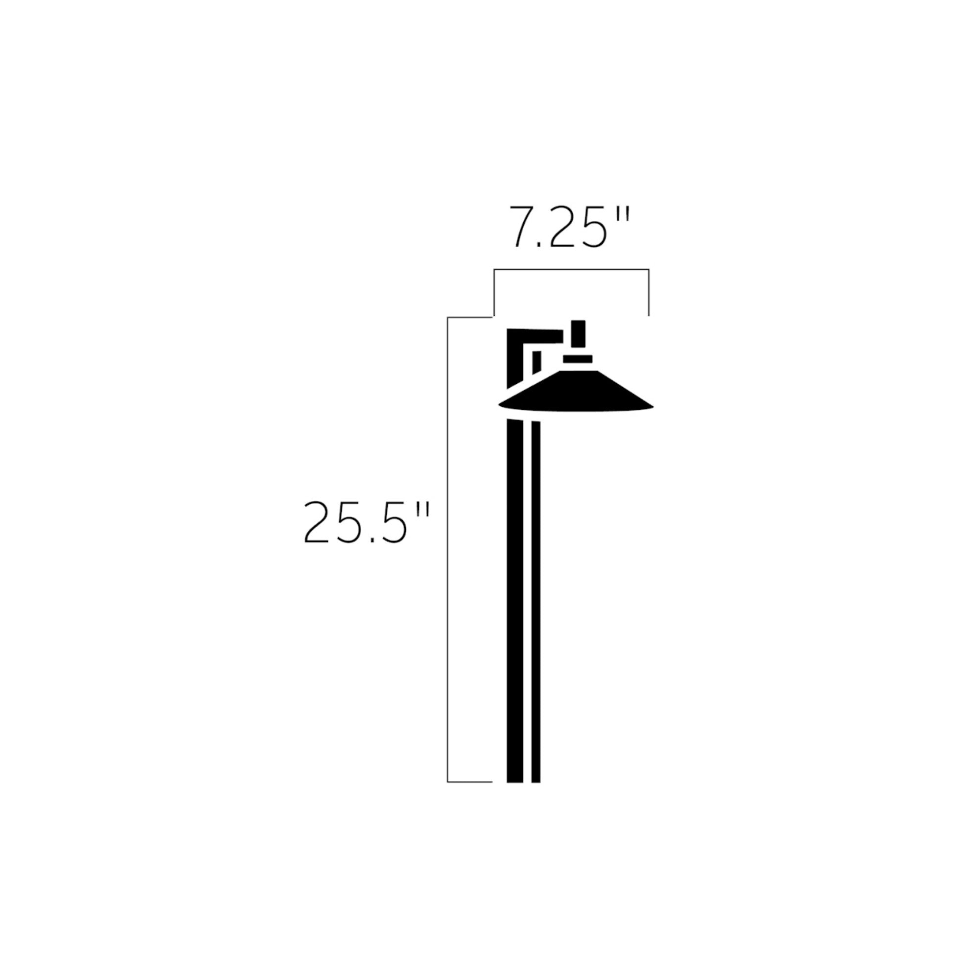 4.3W 294 Lumens LED Outdoor Path Light - Warm White 2700K - Centennial Brass Finish - Perfect for Garden, Walkway, and Landscape Lighting