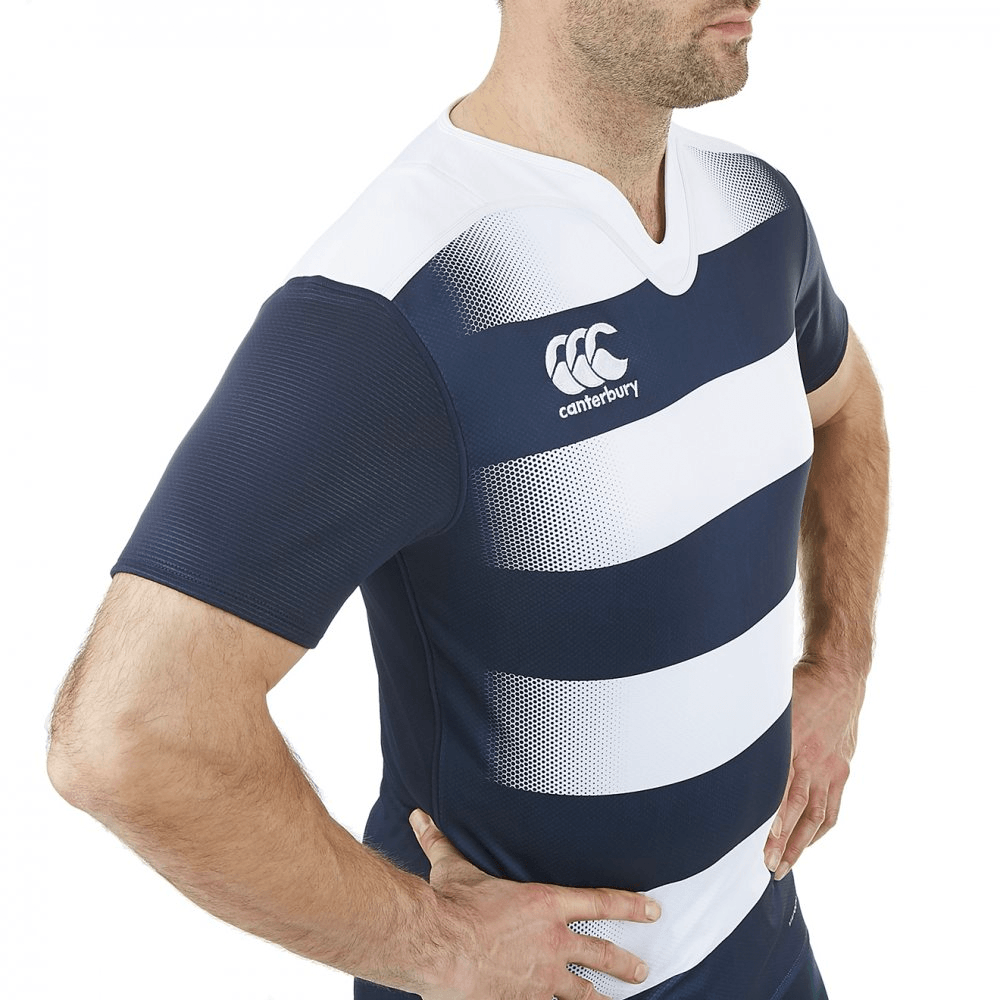 CCC Vapodri Challenge Hooped Rugby Jersey - Breathable & Moisture-Wicking Rugby Shirt for Men - Perfect for Rugby Matches, Training & Sports Events