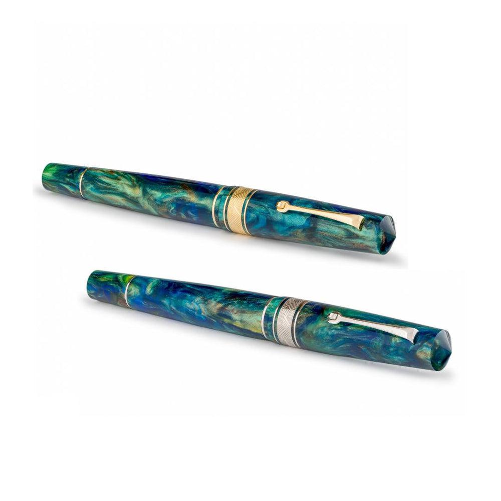 Leonardo × @micahfinds Revival Copper Patina Fountain Pen - Elegant Writing Instrument for Calligraphy, Journaling & Gift Giving