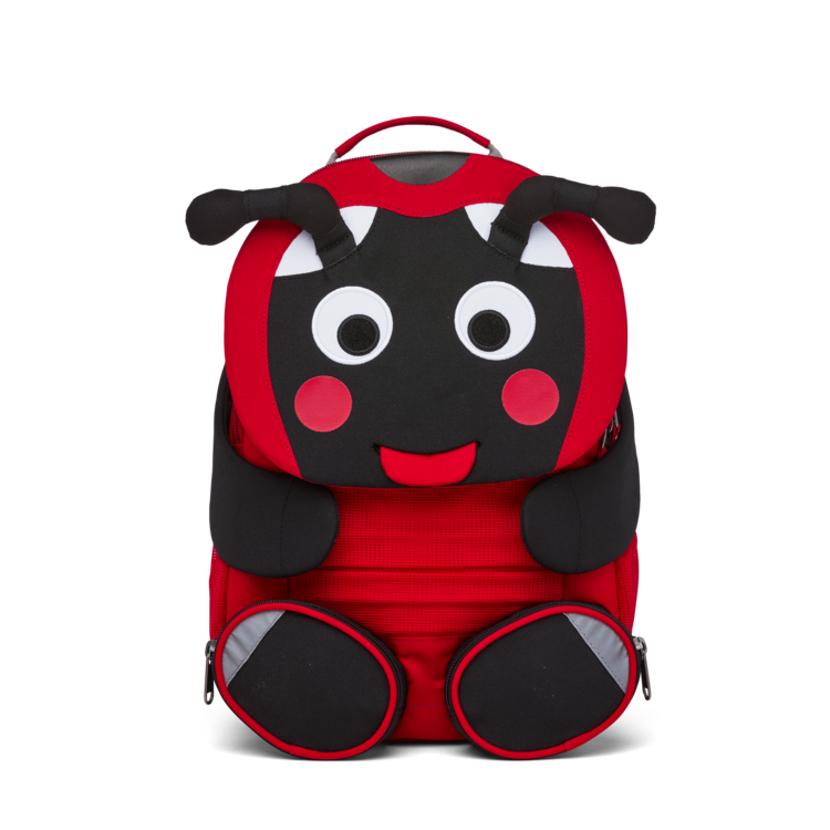 Affenzahn Large Friend Ladybird Backpack - Durable & Stylish Kids School Bag for Boys & Girls - Perfect for School, Travel & Outdoor Adventures