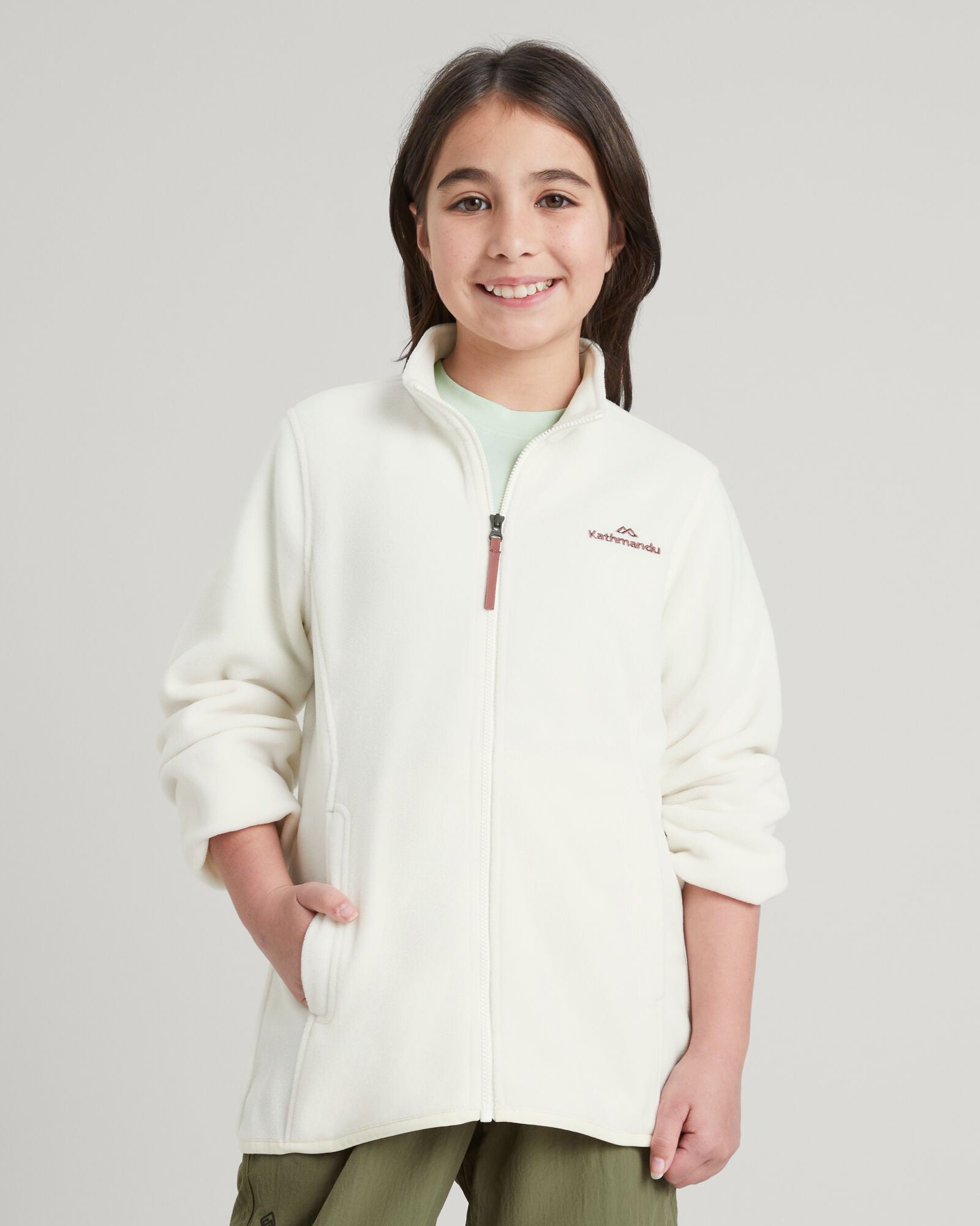 Isograd Girls' 3-in-1 Waterproof Winter Jacket with Hood - Pony Print & Vintage Style for Outdoor Play, School & Cold Weather
