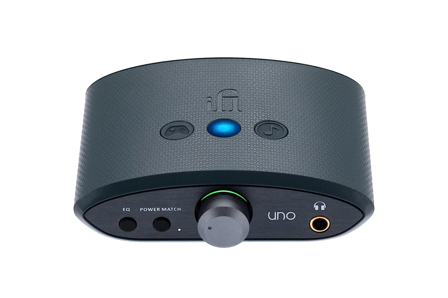 iFi uno DAC & Headphone Amplifier - USB-C Audio Interface with 32-bit/384kHz/DSD256/MQA Support - Customizable Sound Modes for Streaming, Gaming & Music - Compatible with Windows, Mac, Smart Devices & Active Speakers - Perfect for Home Studio, Office Work & Entertainment Setup