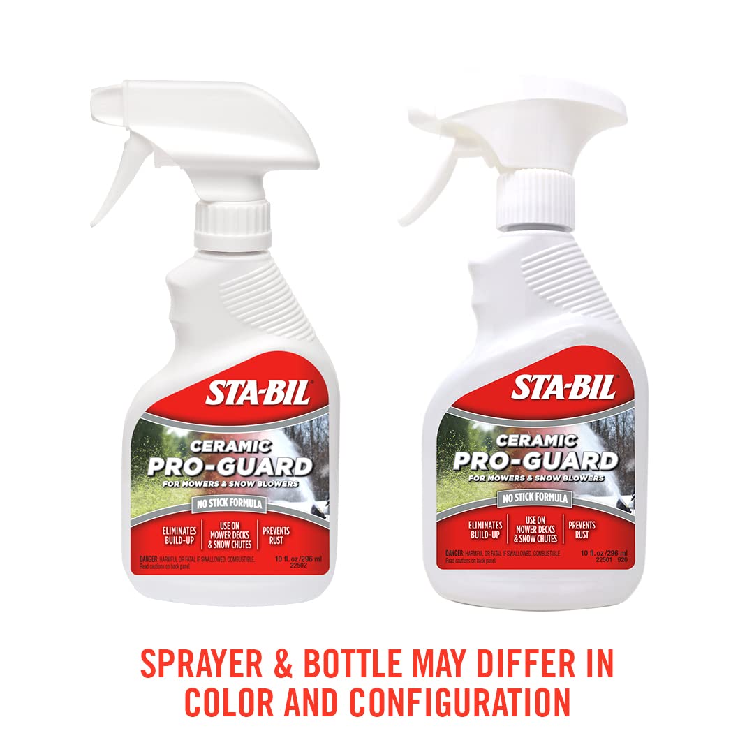 STA-BIL Ceramic Pro Guard – Advanced Ceramic Coating for Lawn Mowers & Snowblowers – Non-Stick Protection Formula – 10oz (Packaging May Vary) – Prevent Rust & Extend Equipment Life for Easy Winter & Summer Maintenance