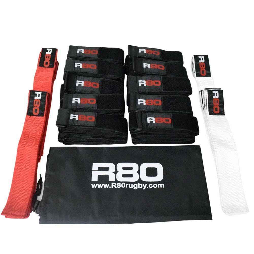 R80 Junior Rippa Rugby Sets for 30 Players - Complete Youth Rugby Equipment for Schools & Teams | Perfect for Training, Games & Sports Events