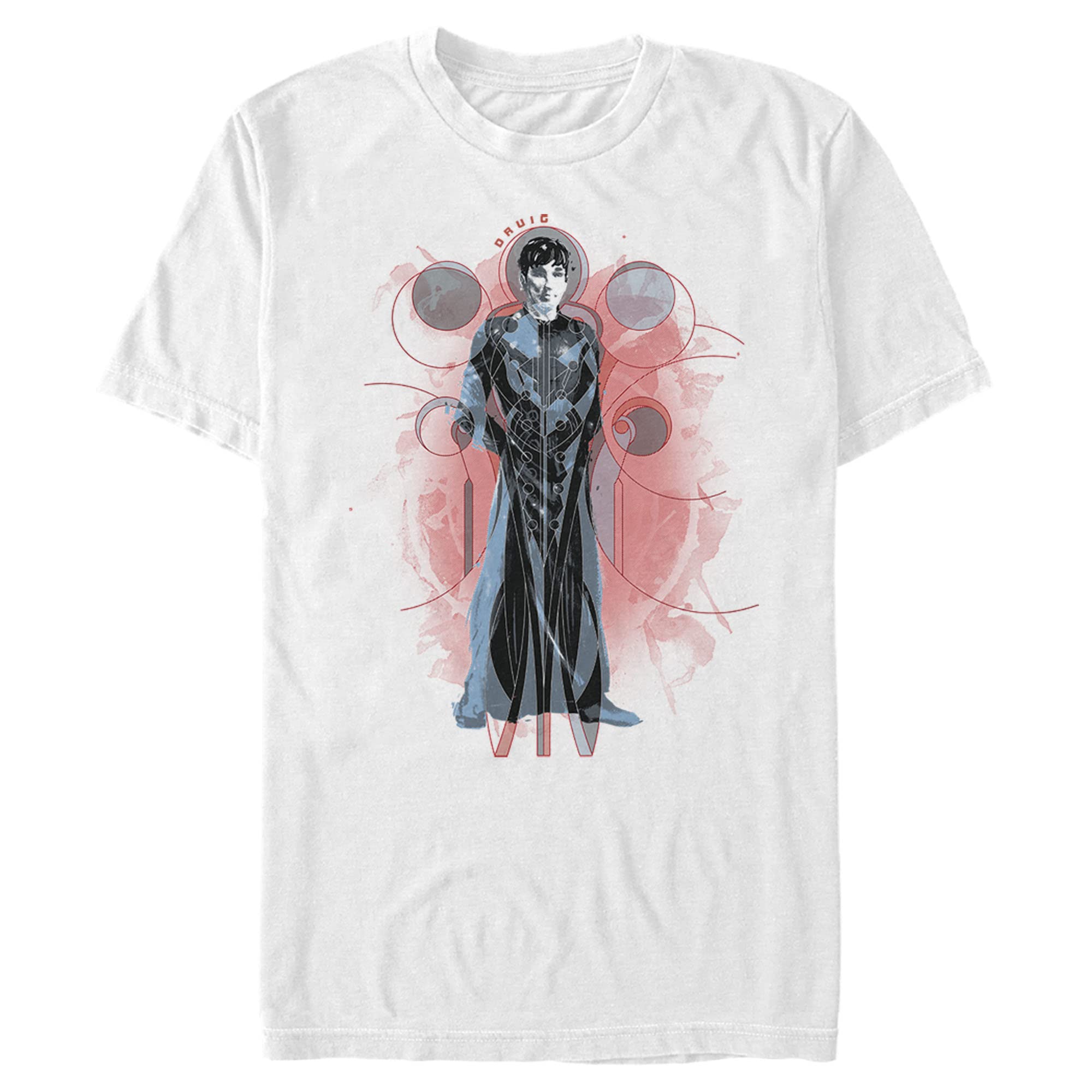 Marvel Eternals Druig Sketch Graphic T-Shirt for Men - Casual Superhero Tee for Fans, Cosplay & Everyday Wear
