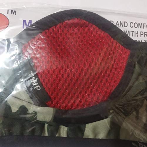 Autonest TWP-75 Premium Imported Pollution Protection Face Mask - Military Grade, Red Color - Ideal for Outdoor Travel, Hiking & Urban Commuting