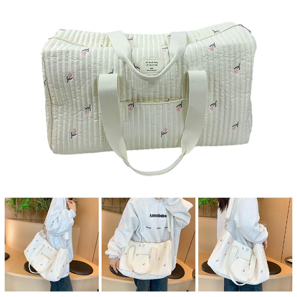 Korean Fashion Mommy Handbag - Large Capacity Diaper Bag with Reinforced Bottle Pocket & Cotton Storage | Perfect for Baby Outings, Travel & Daily Use