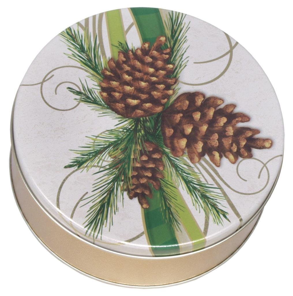 Scott's Cakes Milk Chocolate Covered Peanut Butter Oreos - Festive Pinecone Tin (12oz) | Holiday Gift, Party Treats & Christmas Dessert for Family & Friends