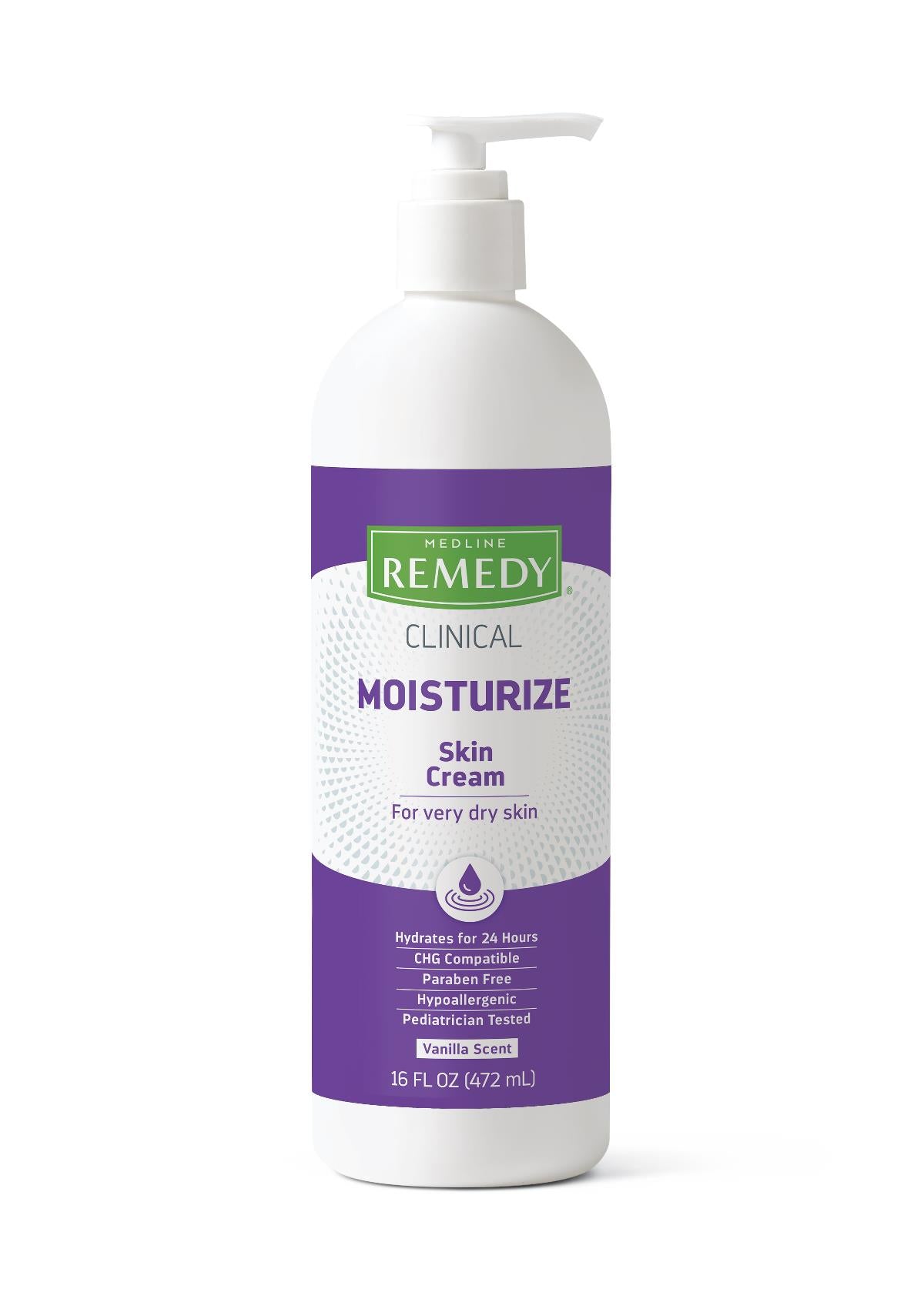 Medline Remedy Clinical Skin Cream - Hydrating & Healing Moisturizer for Dry, Cracked Skin | Dermatologist Recommended | Ideal for Eczema, Psoriasis & Daily Skin Care