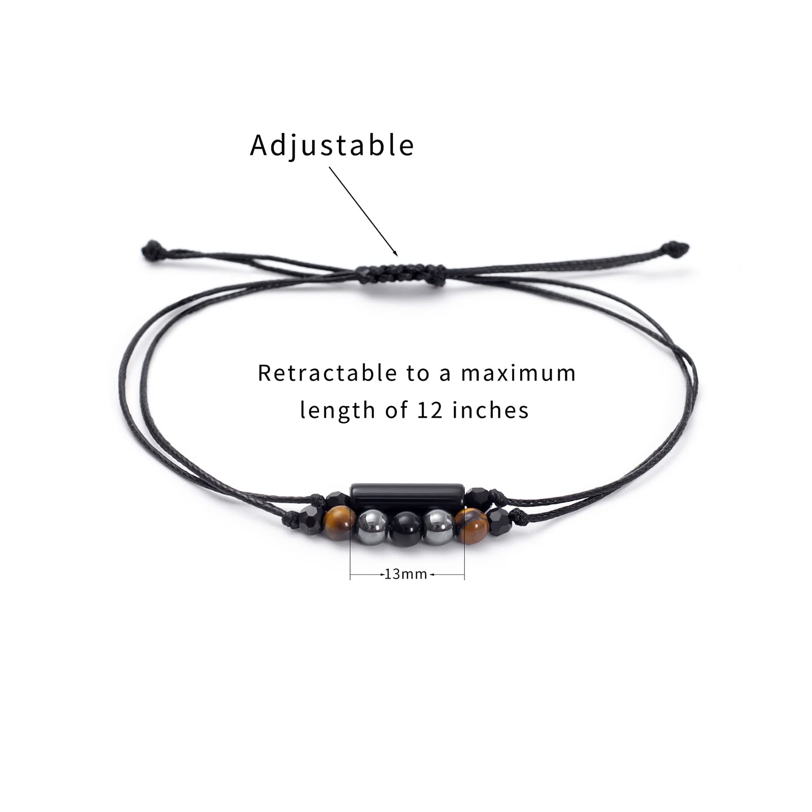 Black Obsidian Protection Bracelet for Women - Empath & Energy Healing, Anxiety Relief, Stress Calming, Luck & Wish Bracelet - Reiki Gift for Spiritual Wellness & Daily Wear