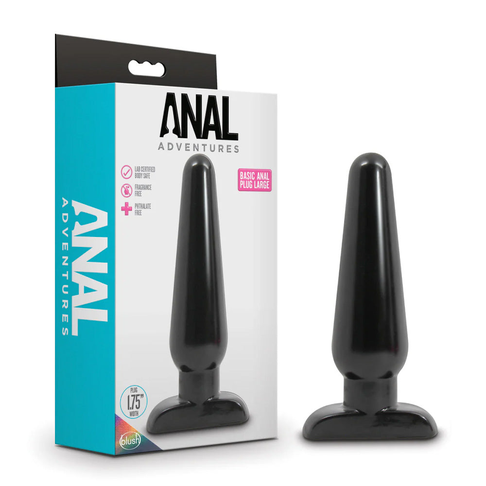 Premium Anal Plug for Men & Women - Large Size, Soft PVC, Comfortable & Safe for Beginners - Perfect for Solo Play & Couples Intimacy