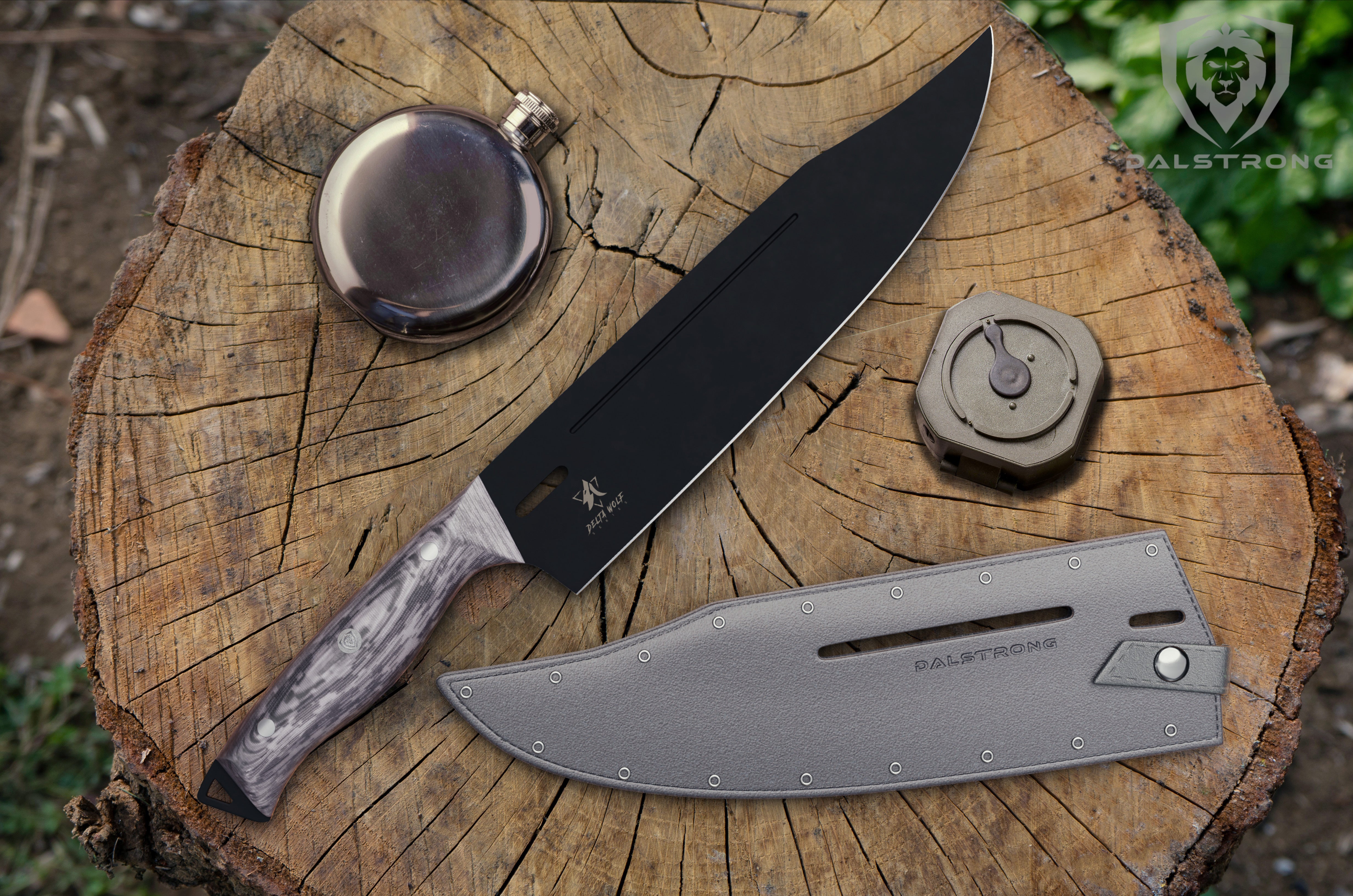 Premium 10-Inch Chef's Knife - Delta Wolf Series by Dalstrong | High Carbon German Steel, Ergonomic Handle | Perfect for Slicing, Dicing & Professional Cooking