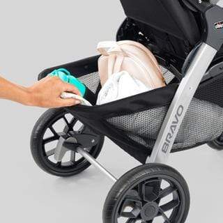 Chicco Bravo Quick Fold Stroller - Lightweight Compact Baby Stroller with One-Hand Fold, Black | Perfect for Travel, Shopping & Everyday Use