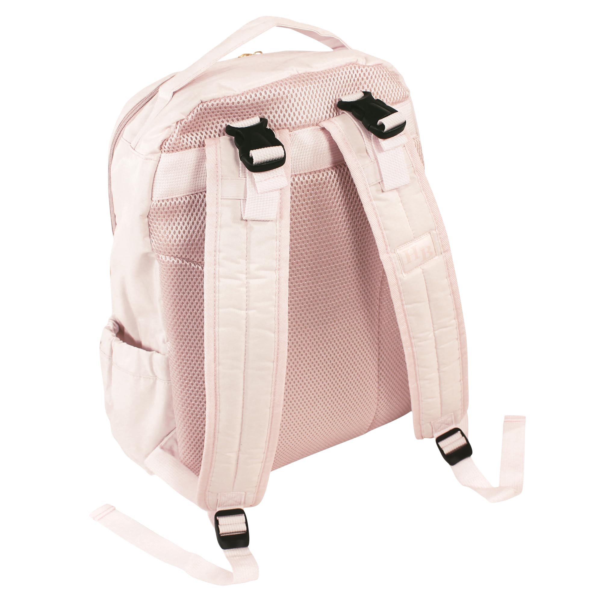 Hudson Baby Unisex Premium Diaper Backpack with Changing Pad - Lightweight & Spacious Baby Bag for Travel, Daycare & Outings (Powder Pink, One Size) | Perfect for New Parents, Baby Showers & On-the-Go Families