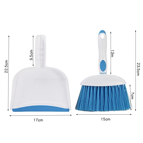 **Mini Broom and Dustpan Set - Small Dustpan with Brush, Compact Whisk Broom for Home Cleaning, Pink - Perfect for Kitchens, Bathrooms, and Small Spaces**