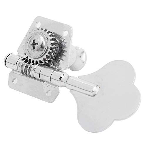 VBESTLIFE Electric Bass Machine Heads - Premium Open Gear Tuners with Knobs for Precise String Tuning (Set of 4) - Perfect for Electric Bass Guitar Maintenance & Replacement - Ideal for Musicians, Performers & DIY Guitar Repair