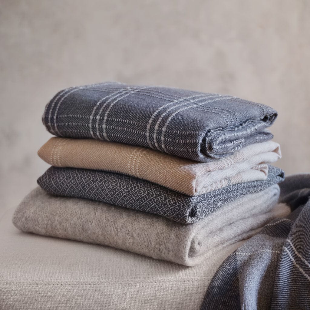 Premium Soft Adriano Alpaca Throw Blanket - Ultra Cozy Alpaca Wool Blanket for Bed, Couch & Travel - Warm Winter Throw for Home Decor, Gifts & Cold Weather Comfort