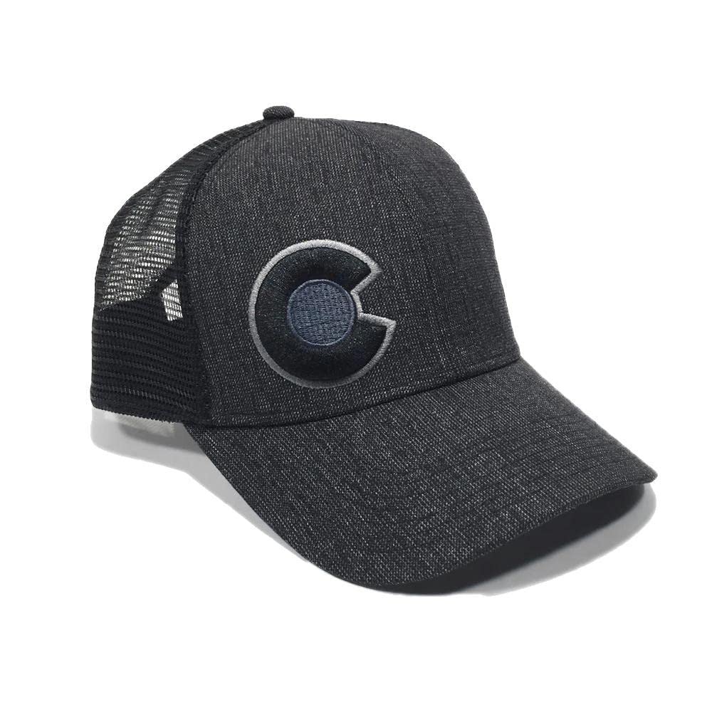 YoColorado Trucker Hat - Adjustable Snapback Cap for Men & Women - Perfect for Outdoor Activities, Hiking, and Casual Wear