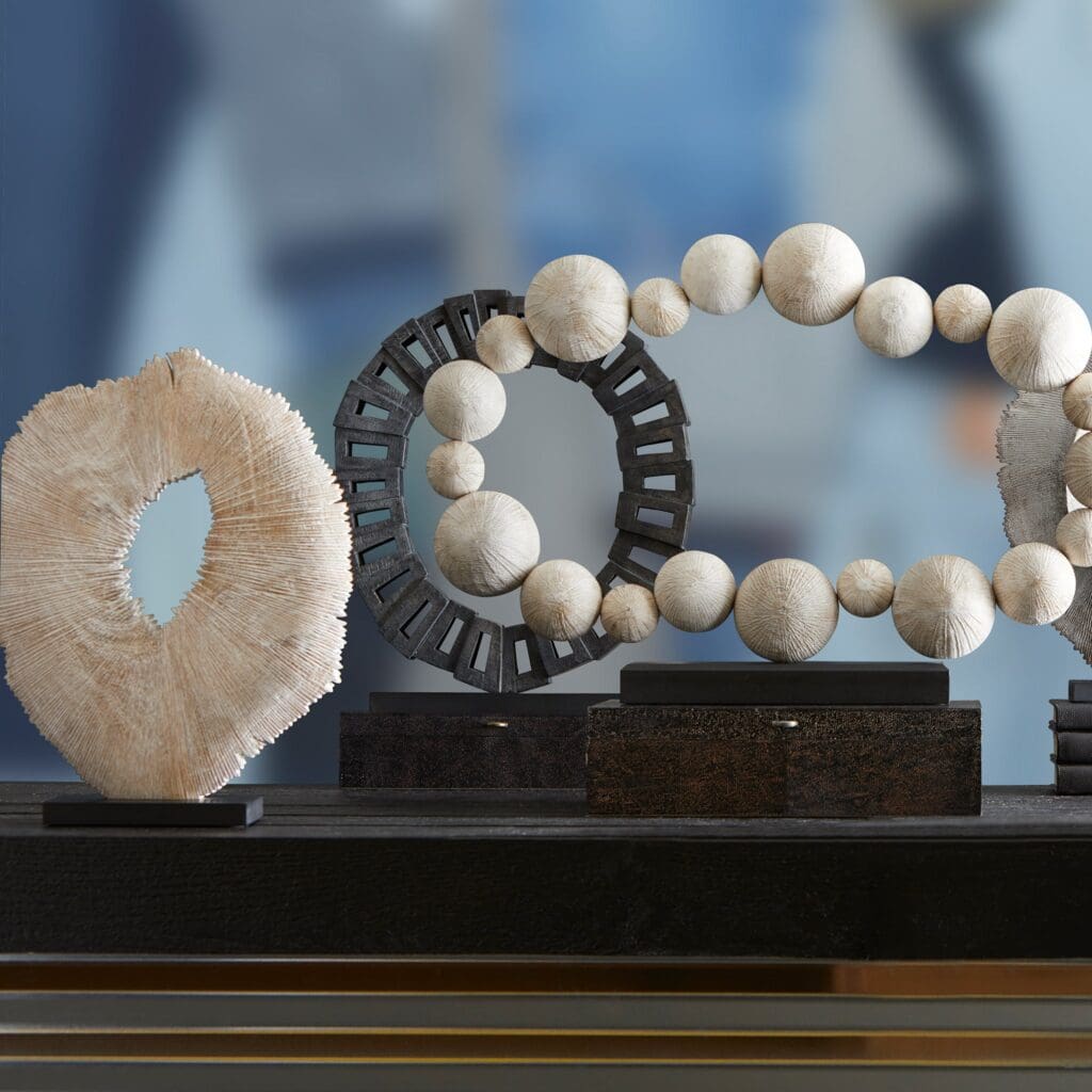 Cyan Design 11338 Winona Sculpture - Whitewash Finish | Handcrafted Home Decor for Living Room, Bedroom & Office | Elegant Accent Piece for Modern & Farmhouse Interiors