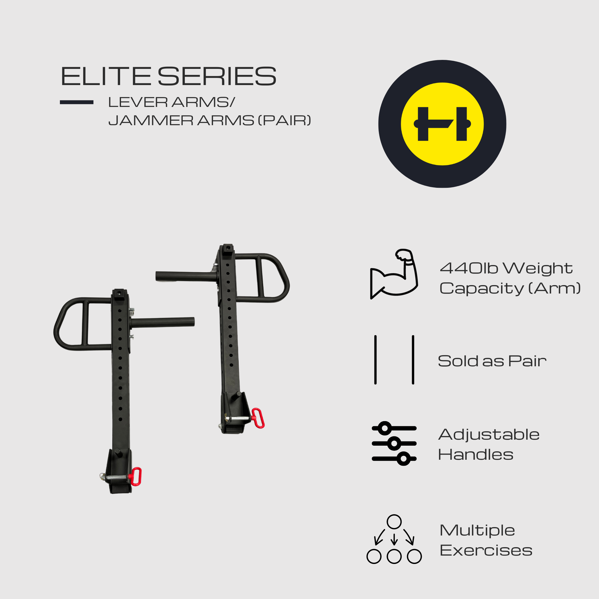 Hulkfit Elite Series Power Cage with Accessories - Heavy Duty Home Gym Equipment for Strength Training & Weightlifting | Perfect for Garage, Basement & Home Workouts