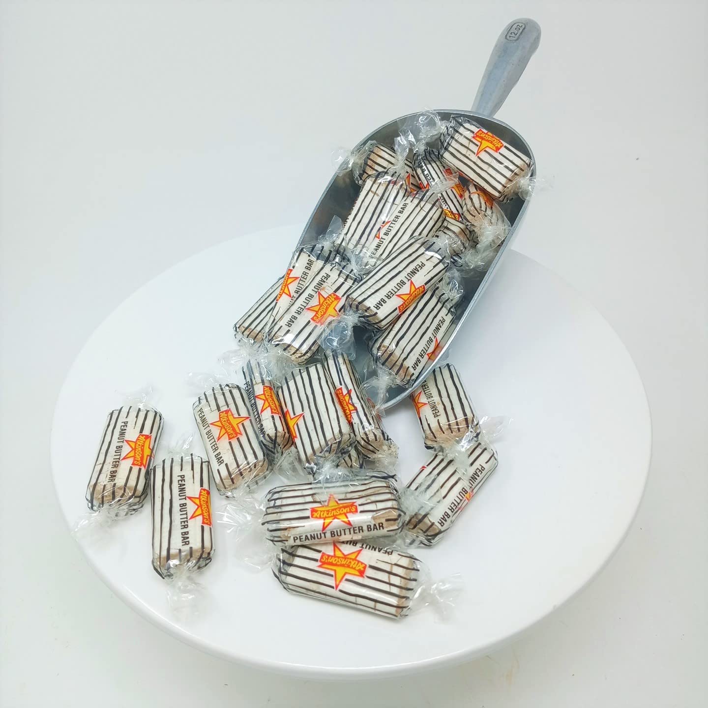 Atkinson Peanut Butter Bars 2 Pounds - Bulk Wrapped Candy for Parties, Halloween Treats & Office Snacks