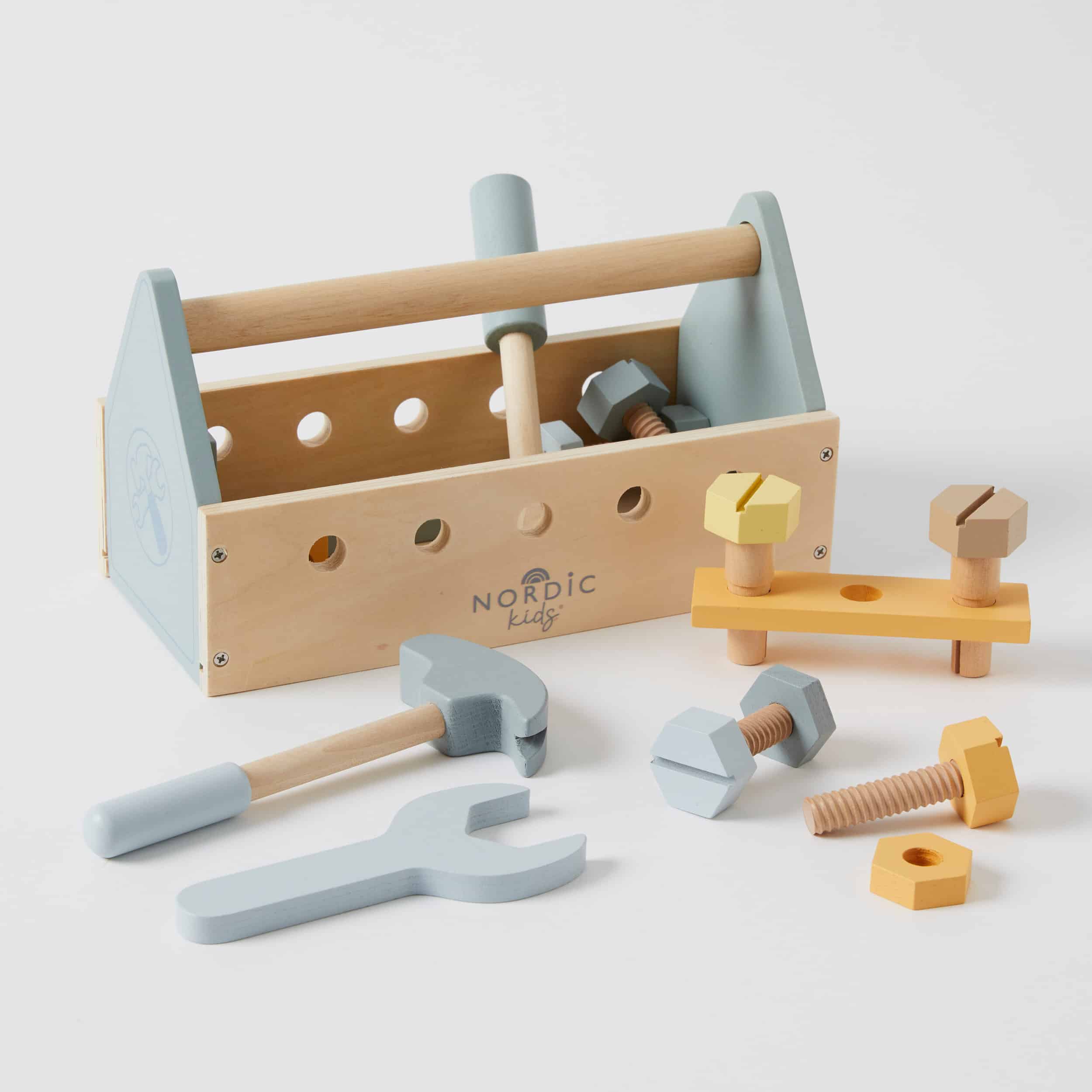 Premium Wooden Tool Box Set with Durable Accessories - Perfect for DIY Projects, Home Repairs & Professional Use