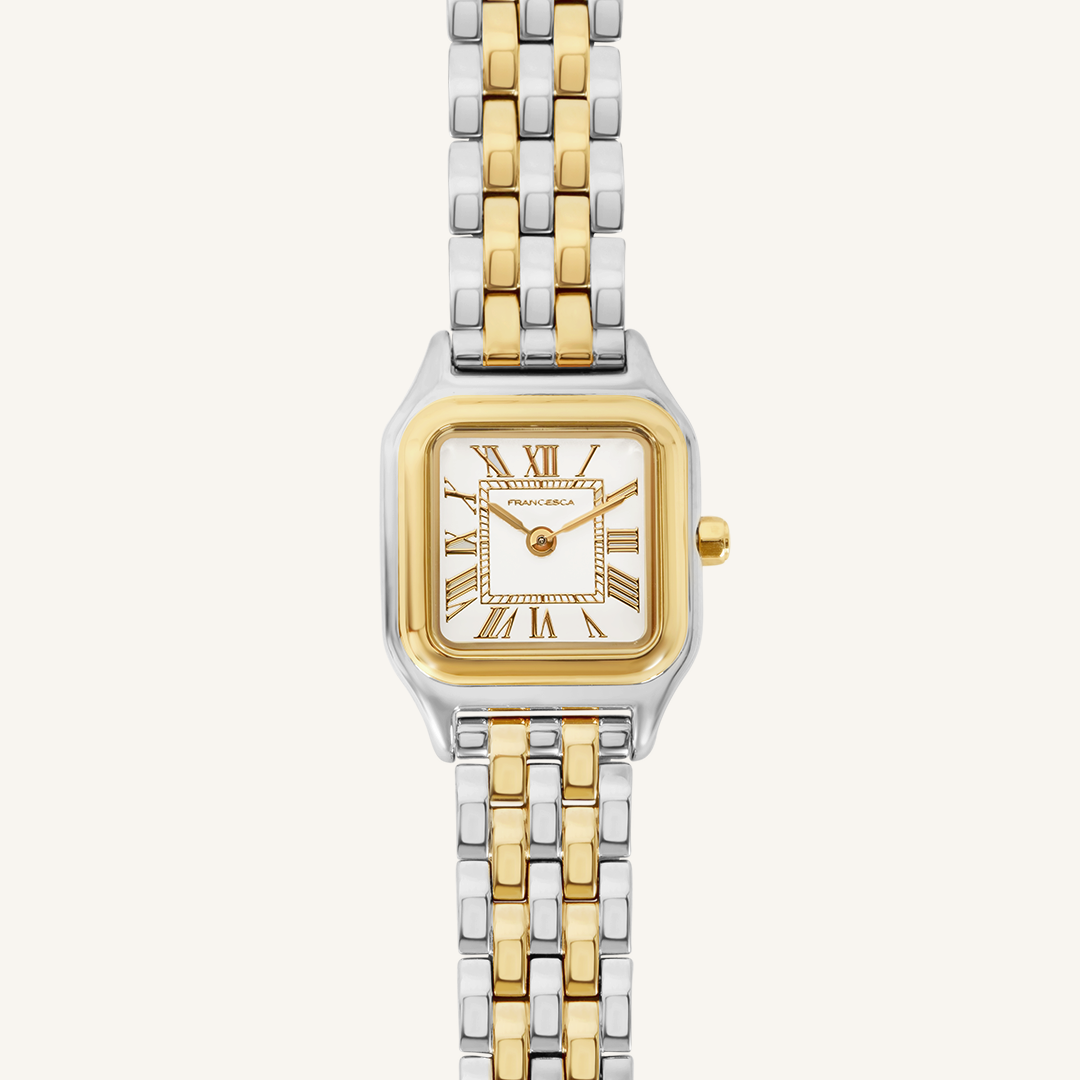 Louis Watch for Men - Luxury Stainless Steel Chronograph with Leather Strap - Perfect for Business, Formal Events & Everyday Wear