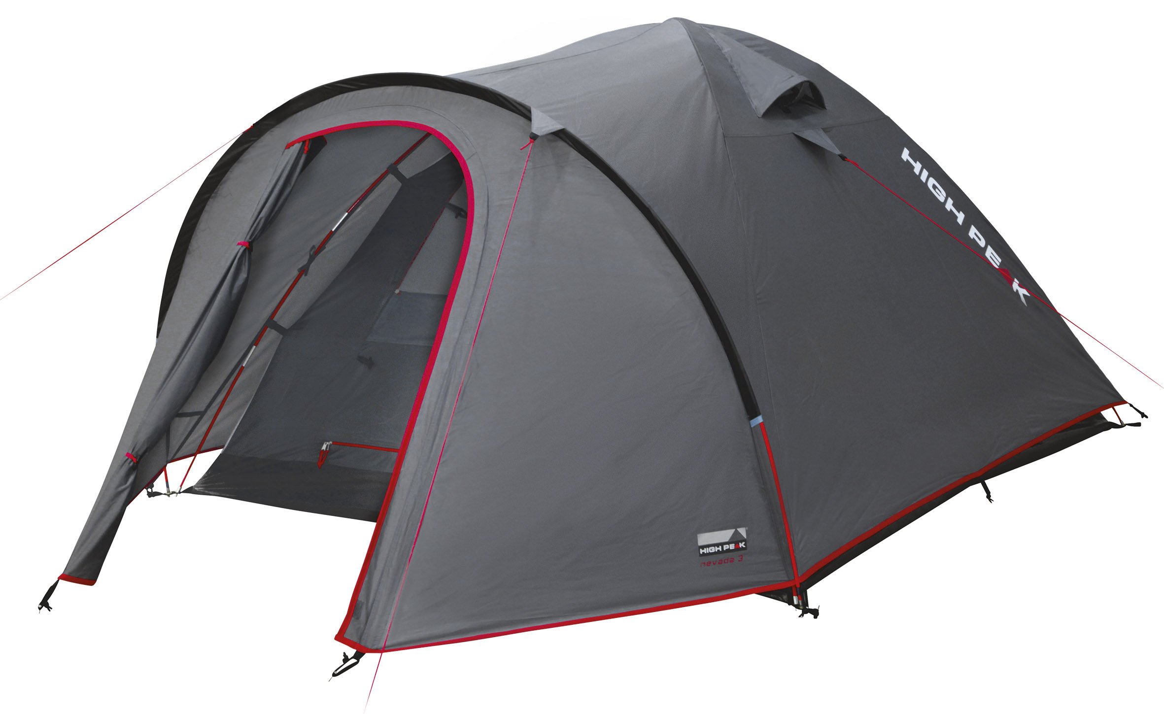 High Peak Nevada 3 Person Camping Tent - Lightweight Waterproof Backpacking Tent for Hiking & Outdoor Adventures | Perfect for Family Camping, Backpacking Trips & Music Festivals