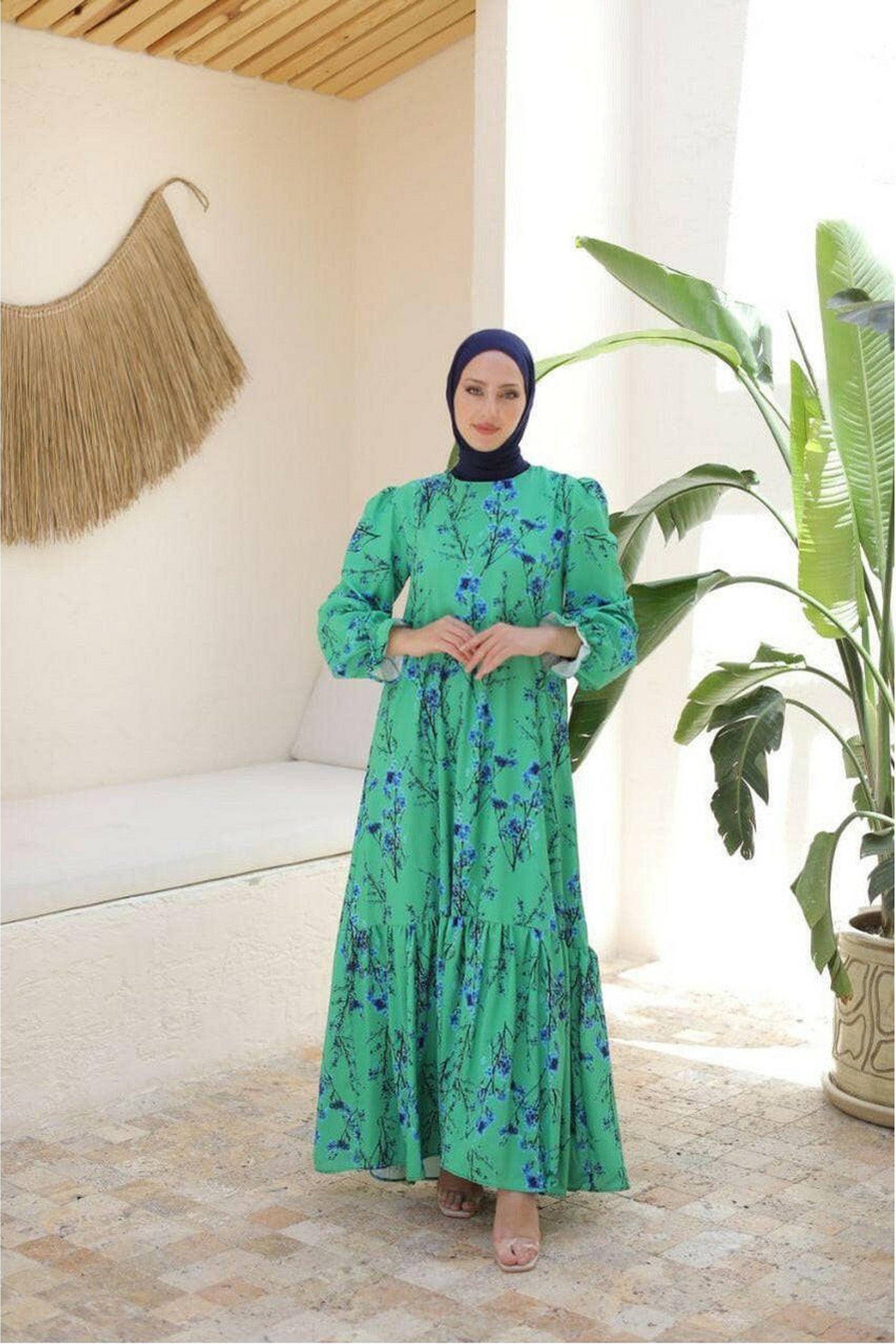 Mira Maxi Dress for Women - Flowy Summer Long Dress with Pockets, Boho Beach Dress for Vacation, Party, and Casual Wear