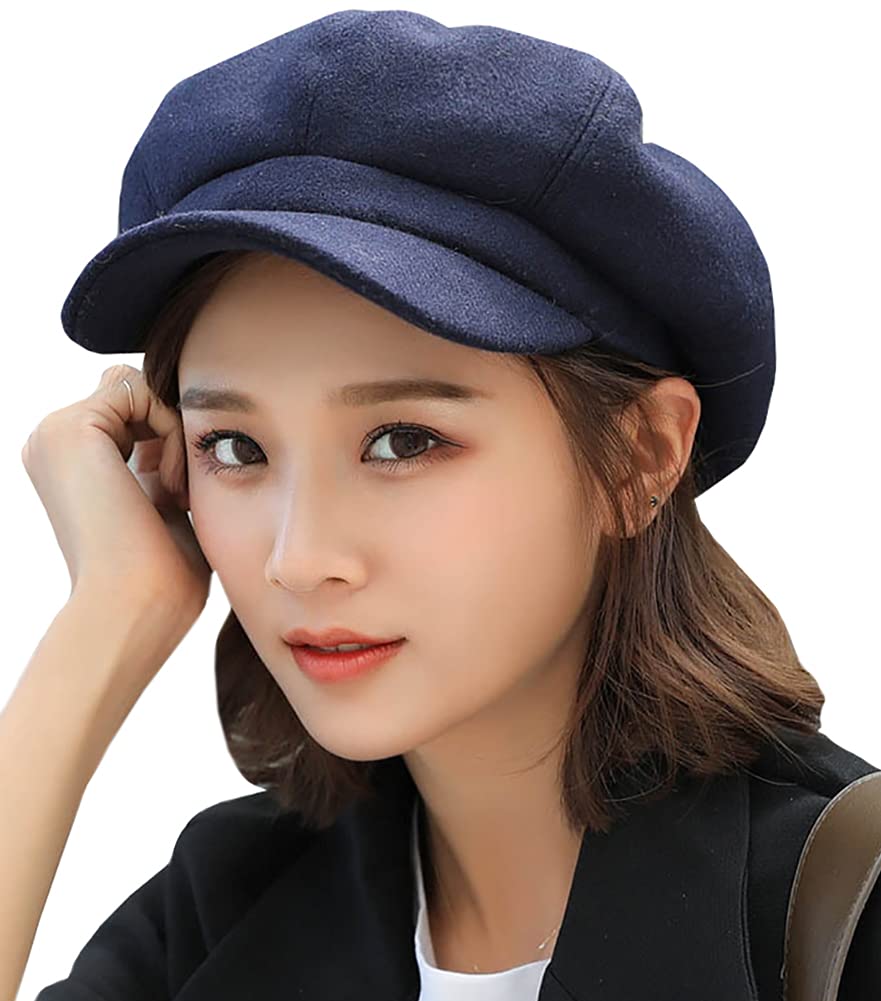 Stylish Women's Newsboy Hats - Vintage Beret & Trucker Caps for Winter 2023 | Fashionable Retro Headwear for Everyday Wear, Outdoor Activities & Seasonal Outfits
