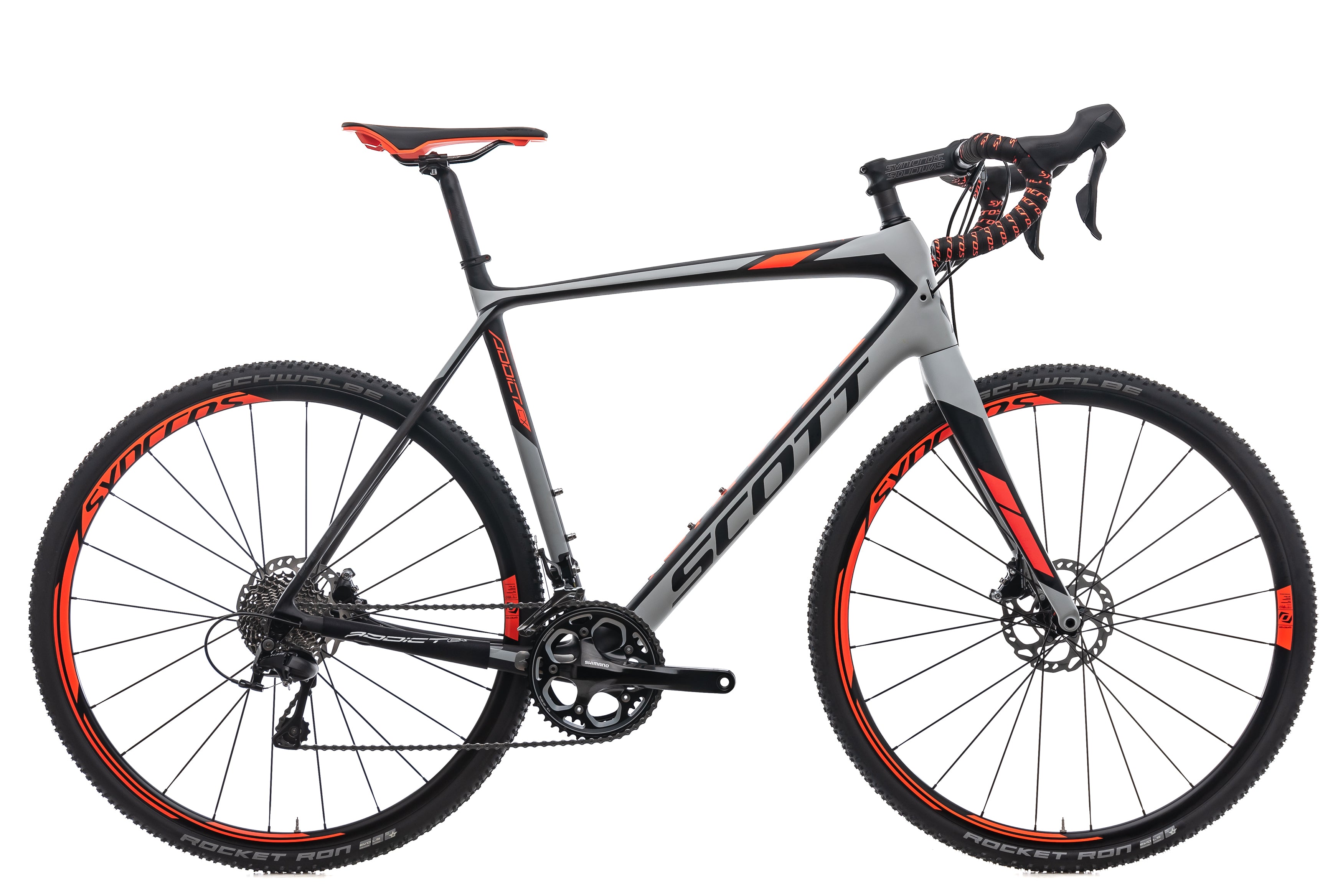 2018 Scott Addict CX 20 Disc Road Bike - 58cm Carbon Frame, Shimano 105 Groupset - Perfect for Cyclocross Racing & Gravel Riding