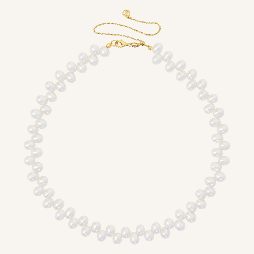 6mm Alaska Pearl Necklace - Elegant & Timeless Jewelry for Women, Perfect for Weddings, Parties & Special Occasions