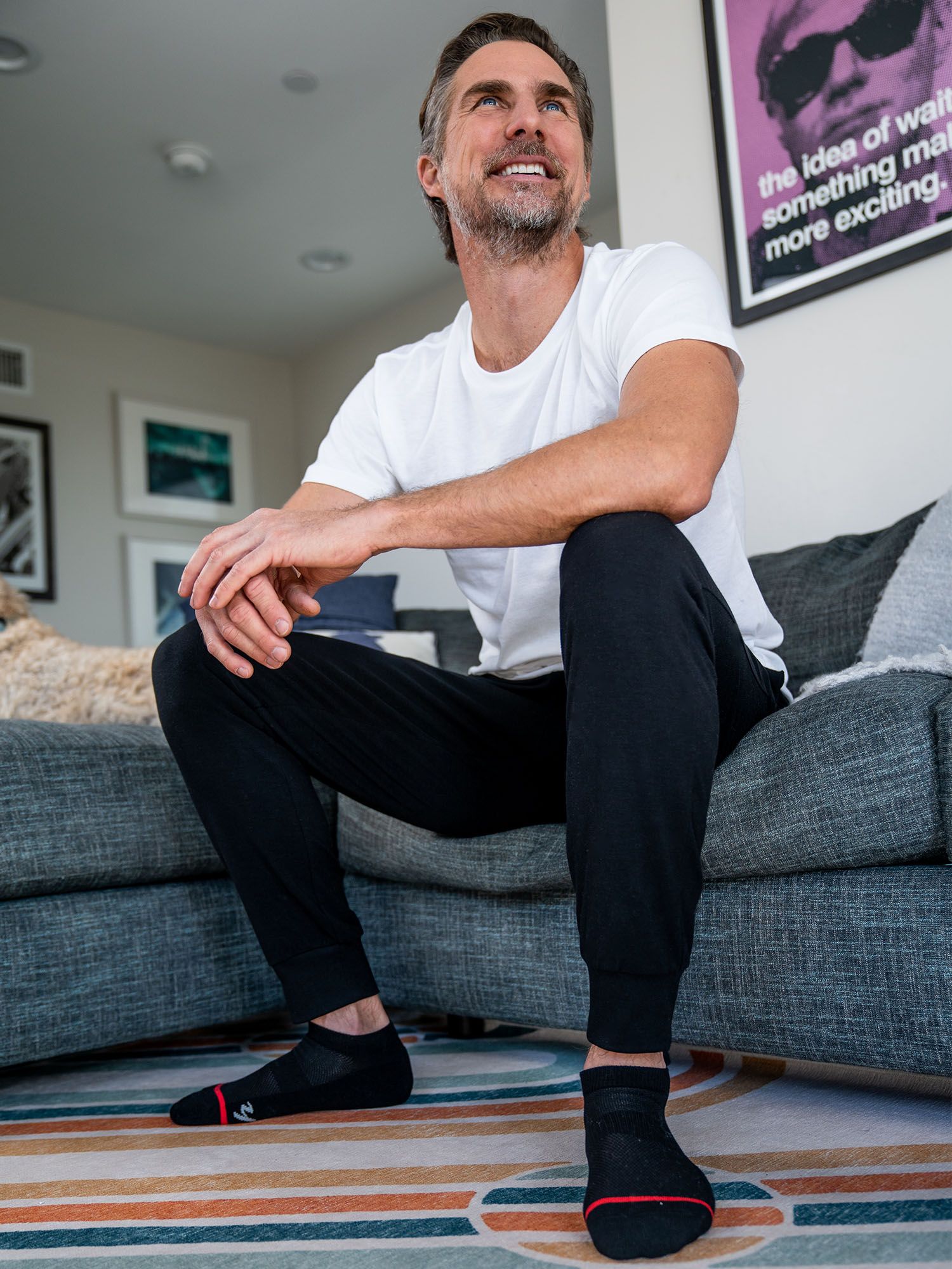 Black Day Off Jogger Pants 2 Pack - Comfortable Casual Lounge Pants for Men | Perfect for Home, Gym, and Everyday Wear