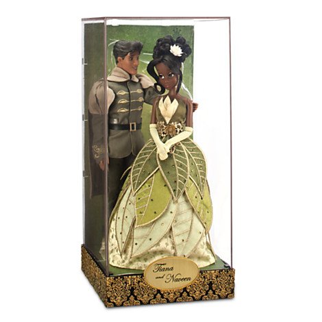 Disney Fairytale Designer Collection Tiana and Prince Naveen Doll Set - Elegant Princess and Prince Figures for Collectors, Gifts, and Disney Themed Decor | Perfect for Birthday Presents, Display Shelves, and Disney Fans