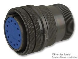 Amphenol 12-Position Industrial Circular Connector Plug with Cable - 97-3106A-24-19S | Heavy-Duty Electrical Connection for Automation, Robotics & Industrial Equipment