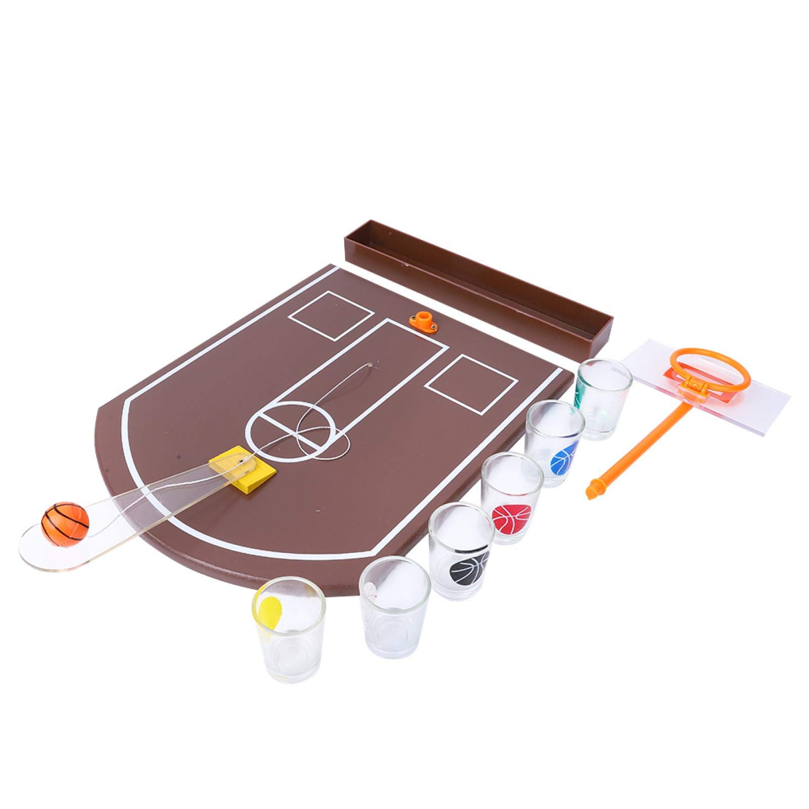 Drinking Game & Mini Board Game Set - 865g Bar Basketball Fun for Party, Family Entertainment, and Lovers - Perfect for Social Gatherings, Game Nights, and Pub Enthusiasts