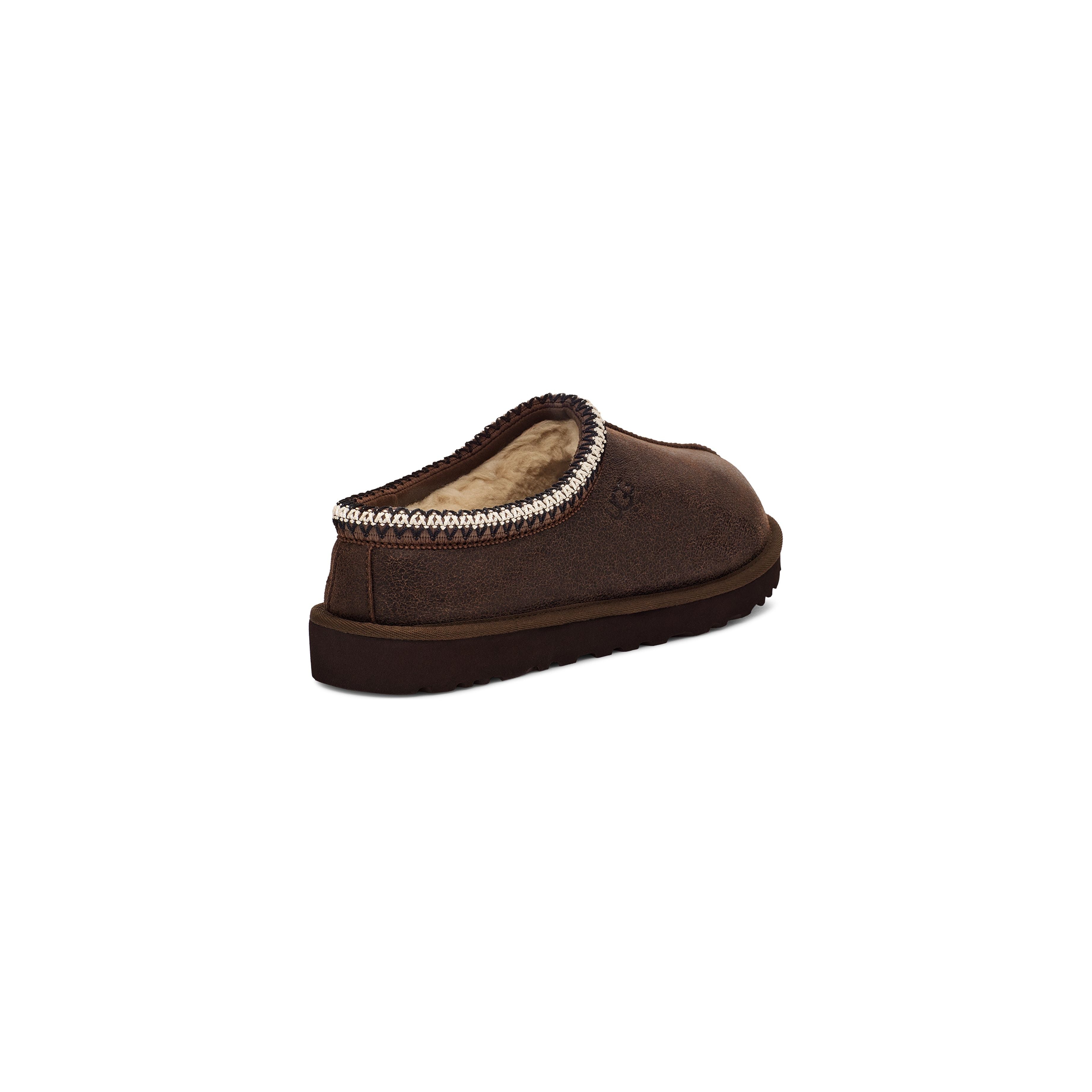 UGG Men's Tasman Slippers - Distressed Burnt Cedar Suede Indoor/Outdoor House Shoes for Cozy Home & Backyard Comfort