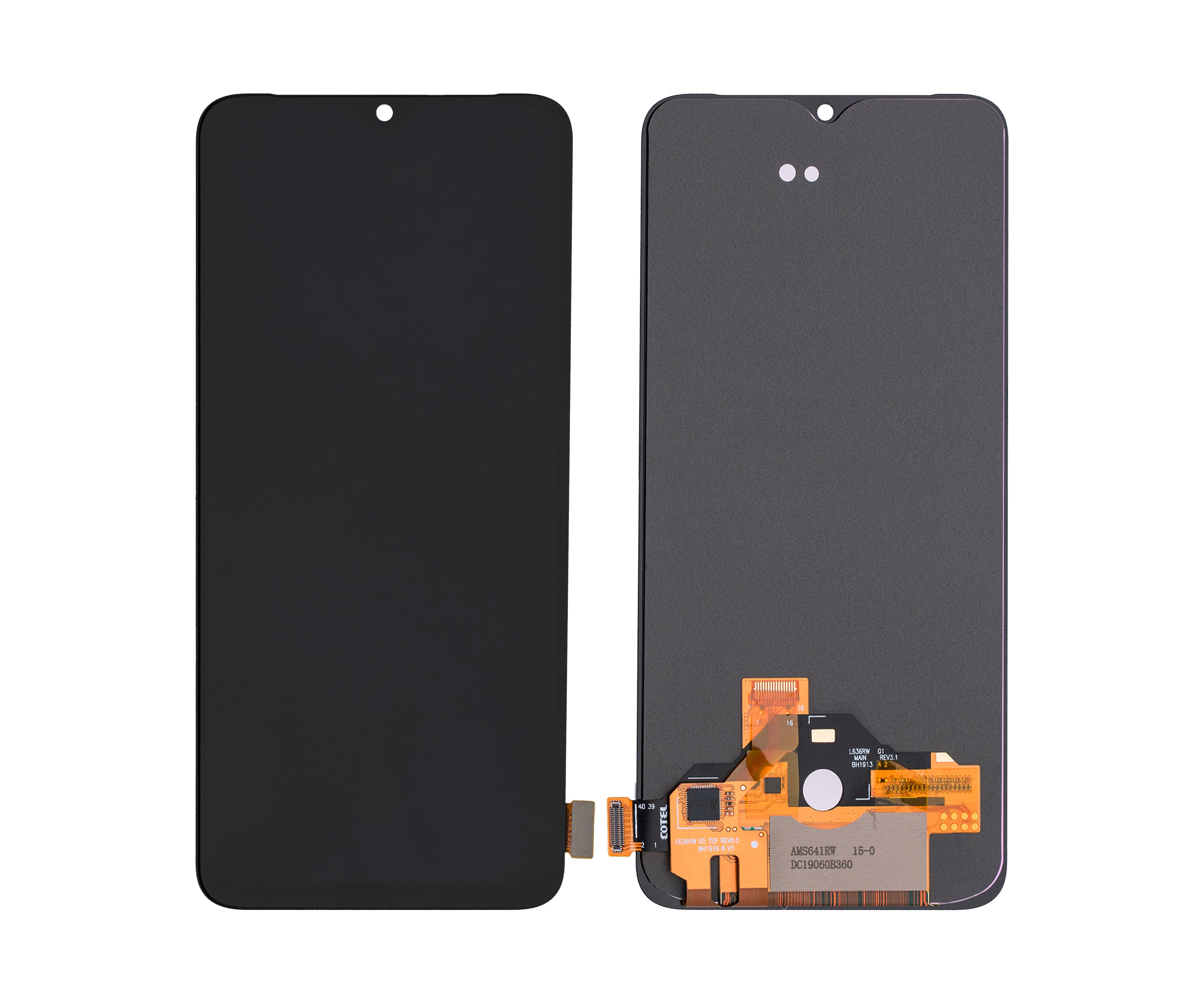 OnePlus 7 OLED Screen Replacement - Full Assembly Without Frame for OnePlus 7 Pro/7T/7T Pro - AMOLED Display with Touch Digitizer (All Colors) - Perfect for DIY Phone Repair & Screen Damage Replacement